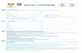  · SCUOLA CALCIO 2017/2018 ITALIA MODULO DISCRØONE organizzato da: ACCADEMIA A.C. CHIE-VOVERONA ... - Scheda d'iscrizione compilata in ogni sua parte e firmata negli appositi spazi