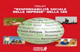 TOOLKIT “RESPONSABILITÀ SOCIALE DELLE IMPRESE” … · A disposizione delle organizzazioni affiliate (in particolare di formatori, esperti nazionali e coordinatori CAE) per sostenere