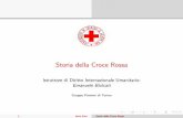 Storia della Croce Rossa - Massimo Franzin · 4 Movimento Internazionale di Croce Rossa e Mezzaluna Rossa 5 Croce ... Nascita della Croce Rossa Precursori Parte I Origini della Croce