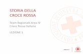STORIA DELLA CROCE ROSSA - Comitato CRI Municipi 13 e 14 ... · PDF fileSTORIA DELLA CROCE ROSSA Team Regionale Area IV Croce Rossa Italiana ... • Origini e fondatore del Movimento