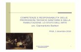 COMPETENZE E RESPONSABILITA’ DELLE PROFESSIONI …doseteam4you.com/wp-content/uploads/2017/01/Barbieri-Pisa_2016.pdf · RIABILITAZIONE: LO STATO DELL’ARTE ... tecnico della riabilitazione
