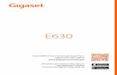 Gigaset E630 · raccomandiamo una lettura del presente manuale d’uso, incluse le note di sicurezza, al fine di poter sfruttare al meglio i servizi che o ffre e per un uso corretto