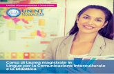 Facoltà di Interpretariato e Traduzione - UNINT - …unint.eu/files/LM37/LM37 Lingue per la comunicazione...Il Corso di laurea magistrale in Lingue per la Comunicazione Interculturale