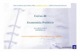 Corso di Economia Politica - Unibs.it · BlanchardAmighiniGiavazzi, Macroeconomia –Una prospettiva europea, Il Mulino 2011 Capitolo XXI. Elevato debito pubblico 6 2.2. Il rapporto