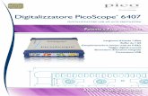 Digitalizzatore PicoScope 6407 - picotech.com · PC in un convertitore analogico ... D ed AUX corrisponde a uno schema ... convertitore analogico-digitale PicoScope 6407 in un potente