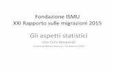 Fondazione ISMU XXI Rapporto sulle migrazioni 2015 · Gian Carlo Blangiardo 2015 . Grazie per l’attenzione giancarlo.blangiardo@unimib.it . Title: Fondazione ISMU XXI Rapporto sulle