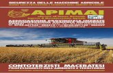GUIDA SICUREZZA MACCHINE AGRICOLE; - apimai.org · a.P.I.m.a.I. SIcUreZZa macchINe aGrIcOLe • 3 SICUREZZA DELLE MACCHINE AGRICOLE INTRODUZIONE L’agricoltura è uno dei comparti