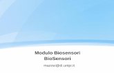 Modulo Biosensori BioSensori - Daniele Mazzei · Dove Eo è una costante (ma non il potenziale standard!), R è la costante dei gas, T la temperatura in Kelvin ed F è la costante