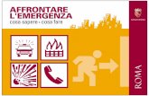 I.P. - Corpo Nazionale dei Vigili del Fuoco · i servizi di emergenza (115, 118, Comune di Roma - Protezione Civile 06 67109200) nel caso di fuga di gas chiama il 115 (Vigili del