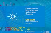 CREIAMO - Agilent · Studia le interazioni tra energia UV-visibile ed elettromagnetica nell'infrarosso vicino e materia. ... maggior parte dell'assorbimento da parte dei composti