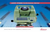 LEICA TPS800 Performance Series - iltopografo.com · di scegliere tra il laser visi-bile, per puntare e misurare tutte le superfici, e il raggio all’infrarosso, per misure di ...