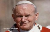 Giovanni Paolo II - Paolo II.pdf · concilio Vaticano II ed è nominato ... delle chiese cristiane e di circa 60 altre religioni per pregare in favore ... le autorità palestinesi,