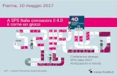 Parma, 10 maggio 2017 - Unione Parmense degli Industriali · Ridefinire il processo di innovazione, sviluppo e commercializzazione Digital Intelligence & IoT Supply Chain 4.0 –
