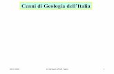 Cenni di Geologia dell’Italia - Moodle@Units · Questi fenomeni durano dal Giurassico medio fino al Cretaceo inferiore (130 ma) 2017-2018 14 GFGeol-STAN Italia 18 Alla fine del