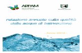 AGENZIA REGIONALE PER LA PROTEZIONE AMBIENTALE … balneazione 2012.pdf · Eventi di inquinamento di breve durata – acque marine pag. 27 Classificazione delle acque di balneazione