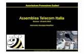Assemblea Telecom Italia - snatertlclazio.it Assembea Telecom... · • Cessione IT Operation Indice 3. Cause • Immobili • Cubo –IPTV ... • Il ramo ceduto ad SSC è palesemente