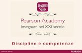 Discipline e competenze - it.pearson.com · riabilitazione porta ad un possibile miglioramento in termini di ... (con materiale strutturato) ... Disortografia o