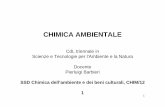chimamb17 1 Introduzione alla Chimica Ambientale ... · nel gruppo del prof. D.L.Massart e sei mesi (2001) presso l'Istituto Nazionale di Chimica (KI) a Lubiana (Slovenia), nel gruppo