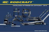 CATALOGO ATTREZZI DA OFFICINA - 2015 - rodcraft.com · nel settore degli utensili pneumatici e delle attrezzature da officina per la manutenzione di veicoli e per le manutenzioni
