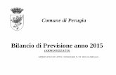 Bilancio di Previsione anno 2015 - Comune Perugia (prehome) · BILANCIO DI PREVISIONE ENTRATE 2015 - 2017 Comune di Perugia TITOLO TIPOLOGIA DENOMINAZIONE RESIDUI PRESUNTI AL TERMINE
