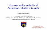 Urgenze nella malattia di Parkinson: clinica e terapiaaneu.it/wp-content/uploads/2017/06/Marchese_Roberta_II_ANEU_IV... · •26 pts. su 675 • Increase of UPDRS Motor Subscale score