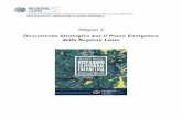 Documento Strategico per il Piano Energetico della Regione ... · Leonilde Tocchi - Area Programmi e Progetti per lo Sviluppo Sostenibile DIREZIONE REGIONALE INFRASTRUTTURE, AMBIENTE