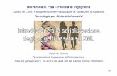 Università di Pisa – Facoltà di Ingegneria · 1/20 Università di Pisa – Facoltà di Ingegneria Corso di LS in Ingegneria Informatica per la Gestione d'Azienda Tecnologie per