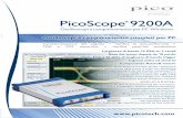 PicoScope 9200A - · PDF filecampionamento ripetitivo senza l'utilizzo di unità di trigger aggiuntive. I modelli PicoScope 9211A, 9221A, e 9231A sono dotati di un ingresso trigger