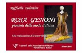 Rosa Genoni, pioniera della moda italiana_pioniera_della_moda... · per diventare pittore, ... al Museo del Costume a Palazzo Pitti a Firenze donati dalla ... più noti nomi dell’industria