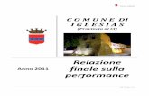 Relazione finale sulla performance - comune.iglesias.ca.it filegestione della performance che, basandosi sui modelli aziendalistici della direzione per obiettivi, intende assicurare