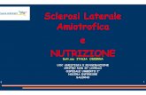 Sclerosi Laterale Amiotrofica e NUTRIZIONE - cafhaonlus.it · Sclerosi Laterale Amiotrofica e NUTRIZIONE 12/02/14 1 Dott.ssa ITALIA ODIERNA UOC ANESTESIA E RIANIMAZIONE CENTRO NAD