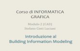 Corso di INFORMATICA GRAFICA - Università di Bolognacampus.unibo.it/133688/1/9 BIM.pdf · CORSO DI INFORMATICA GRAFICA modulo 2 Stefano Cinti Luciani . 6 . Building Information Modeling