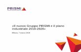 «Il nuovo Gruppo PRISMI e il piano industriale 2018 … 224 NO PMI –Grandi Aziende –PA PagineSi** 22 NO NO NO PMI *1/6 carta stampata **1/2 carta stampata Il mercato italiano