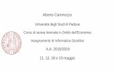 Alberto Cammozzocammozzo.com/Papers/cammozzo2016-InformaticaGiuridica-Unipd... · EP resolution Priority Plan A European Digital Habeas Corpus 1. Adopt the Data Protection Package