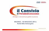 MILANO, 18 MAGGIO 2016 Hotel Michelangelo - este.it · Il Convivio di Persone&Conoscenze è il piùgrande appuntamento dedicato aitemidelle RisorseUmane organizzato dalla casaeditrice