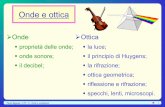 Onde e ottica - roma1.infn.itbauce/teaching/CTF/Material/5_onde_ottica.pdf · ottica ondulatoria (legge di Huygens) → ottica geometrica (legge di Snell) Paolo Bagnaia - CTF - 5