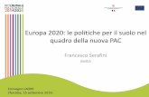 Europa 2020: le politiche per il suolo nel quadro della ... · imprenditori agricoli per la stipula di contratti ... PdG Distretto Sardegna: ... percepisce max 1250 euro/azienda di