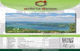 brochure finestra lago · il paese medievale di Civitella del Lago, circondata da alture con i colori uni-ci tipici del paesaggio umbro, con una vista mozzaﬁ ato sul lago di Corbara.