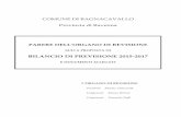 BILANCIO DI PREVISIONE 2015-2017 - Comune di Bagnacavallo · relativa al bilancio di previsione per l’esercizio 2015-2017, approvato dalla giunta comunale in data 26/03/2015 con