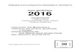 anno giudiziario 2016 -  · TRIBUNALE ECCLESIASTICO REGIONALE TRIVENETO anno giudiziario 2016 inaugurazione 1 marzo 2016 Centro Pastorale Card. Urbani Venezia (Zelarino) intervento