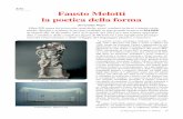 Arte Fausto Melotti la poetica della formaischialarassegna.com/rassegna/Rassegna2012/rass03-12/melotti.pdf · strattismo, ma anche teorico e critico d’arte, giornalista, scrittore
