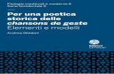 Per una poetica storica delle chansons de geste Elementi e ...edizionicafoscari.unive.it/media/pdf/book/978-88-97735-91-5/978-88... · storica delle chansons de geste Elementi e modelli