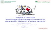 Progetto MEREAFaPS - Salute Emilia-Romagnasalute.regione.emilia-romagna.it/documentazione/convegni-e-seminar... · Progetto MEREAFaPS “Monitoraggio epidemiologico di reazioni ed