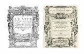 Edizione Torrentiniana: Le Vite de’ più eccellenti ... · dell’edizione del 1568 sono più di un entinaio e inludono artisti stranieri. Tra le aggiunte ... • Il capitolo «Di