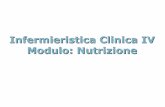 Infermieristica Clinica IV Modulo: Alimentazione · Anoressia nervosa Prevalenza del 0,2-0,8% Altri disturbi Prevalenza 6% •Obesità, in Italia incremento del 50% negli ultimi 10