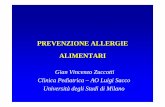 PREVENZIONE ALLERGIE ALIMENTARI - sipps.it · La marcia allergica… Fattori genetici Allergeni inalanti e alimentari Virus respiratorio sinciziale Fumo di sigaretta Urbanizzazione