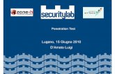 Lugano, 15 Giugno 2010 D’Amato Luig i - ated.ch fileAutore Luigi D’Amato, Senior CyberSecurity Consultant e CTO di Security Lab SAGL, Luigi è docente di lungo corso dei corsi