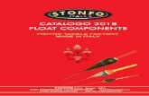 CATALOGO 2018 FLOAT COMPONENTS · coniche pallina coniche Ø mm 1,0 1,5 2,0 Ø mm 2,0 2,5 1. double diametre float antennae - antennes double diamÉtre confezione da 1000 pezzi ...