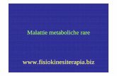 Malattie metaboliche rare - fisiokinesiterapia.biz · CLASSIFICAZIONE DEGLI SCREENING GENETICI gli screening genetici sono classificati in 4 gruppi, a seconda ... tirosinosi, alcaptonuria,