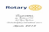 Aprile 2015 - rotaryfirenze.orgrotaryfirenze.org/wp-content/uploads/2016/08/aprile-2.pdf · Lunedì: Rotary Club Firenze pag. 5 Rotary Club Firenze Brunelleschi pag. 12 Rotary Club